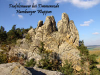 Hamburger Wappen - Teufelsmauer bei Timmenrode
